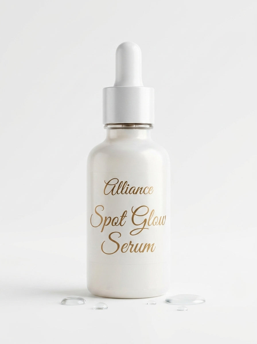Spot Glow Serum – Brightening & Glowing Face Serum with Rice Extract, Collagen & Hyaluronic Acid