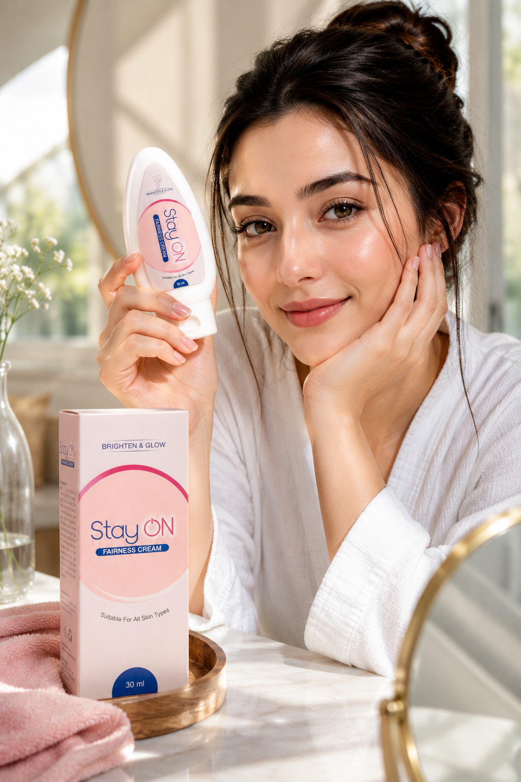 StayON Fairness & Glow Cream | Glutathione, Vitamin C, Arbutin & Melavoid | For Melasma, Pigmentation & Uneven Skin Tone