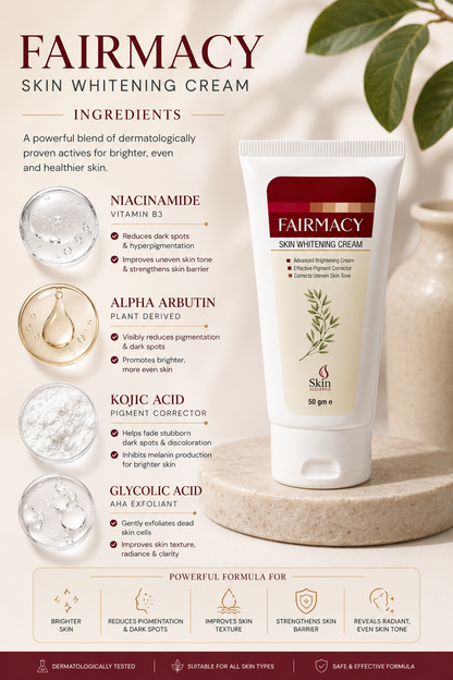 Fairmacy Intensive Pigmentation Repair Cream | For Melasma, Burn Marks & Trauma Scars