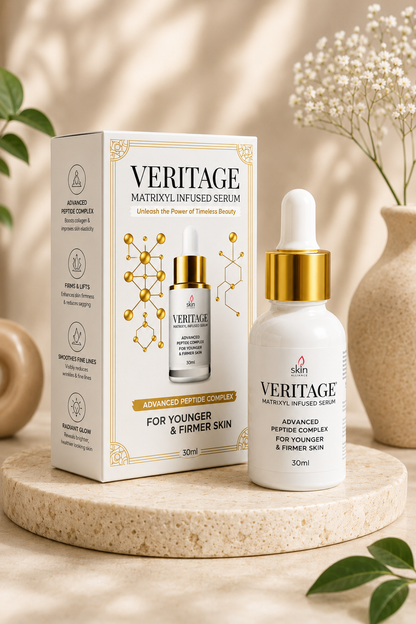 Veritage Matrixyl® 3000 Peptides Serum | Vitamin C Face Serum | Anti-Aging, Firming & Skin Brightening