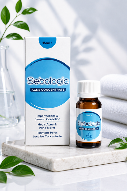 Sebologic Acne Concentrate Serum | Targeted Spot Treatment for Active Acne, Comedones, Blemishes & Post-Acne Marks