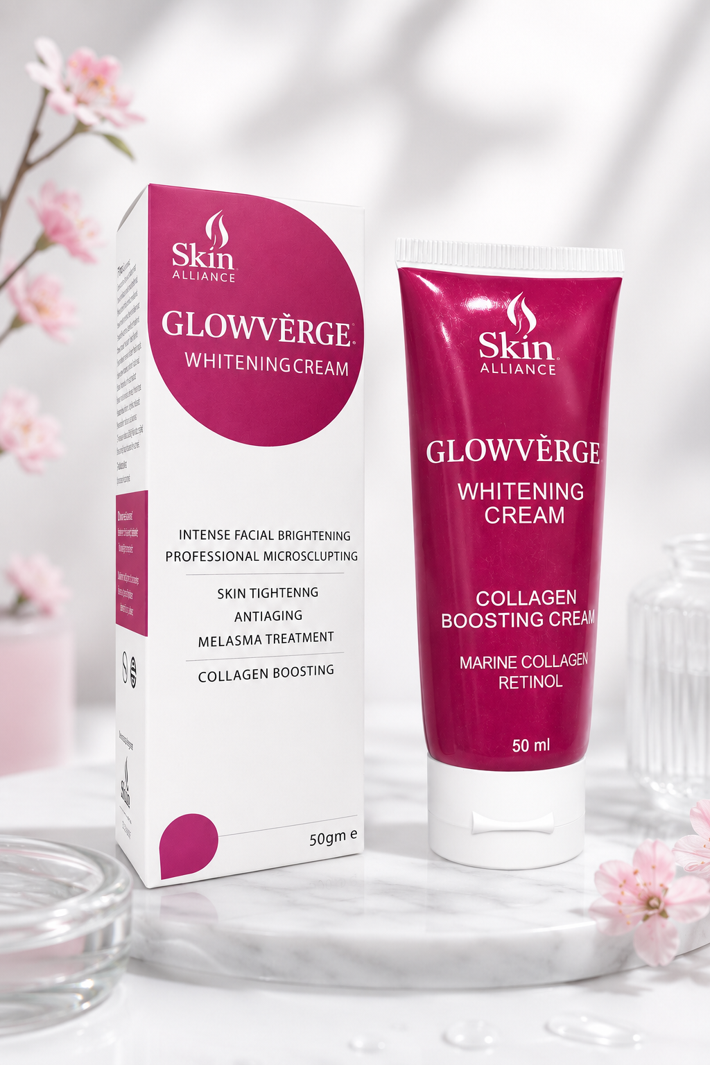 Glowverge Collagen & Retinol Cream | Advanced Brightening & Anti-Aging