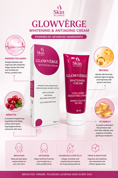 Glowverge Collagen & Retinol Cream | Advanced Brightening & Anti-Aging