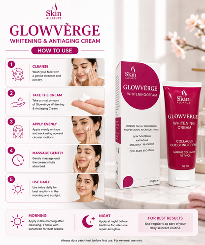 Glowverge Collagen & Retinol Cream | Advanced Brightening & Anti-Aging