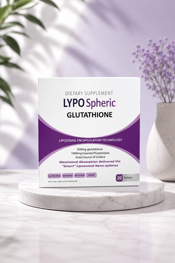 Lypospheric Glutathione Sachets – Drinkable Full Body Brightening & Antioxidant Formula