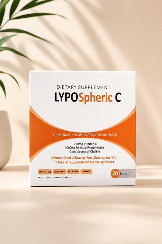 Lypospheric Vitamin C Sachets – Drinkable Antioxidant & Skin Glow Formula