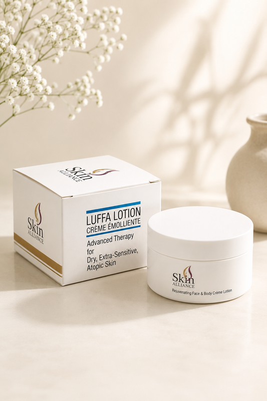 Luffa Advanced Therapy Emollient Cream | Face & Body Moisturizer for Dry, Sensitive & Atopic Skin | Deep Hydration & Skin Barrier Repair