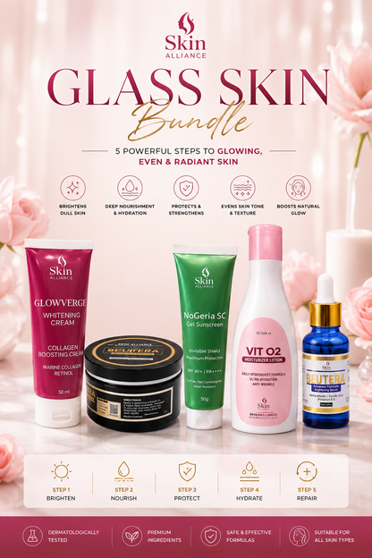 Glass Skin Bundle- Hydrate, Brighten & Glow – Your Complete Korean-Inspired Skincare Routine
