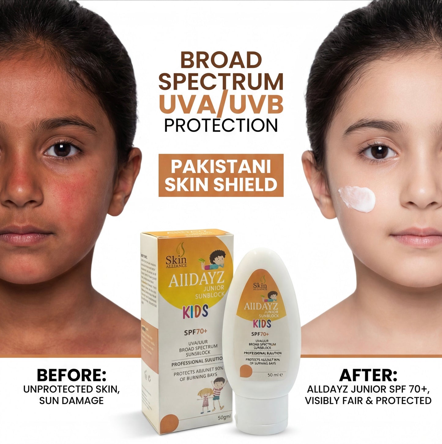 Alldayz Junior Sunblock SPF 70+