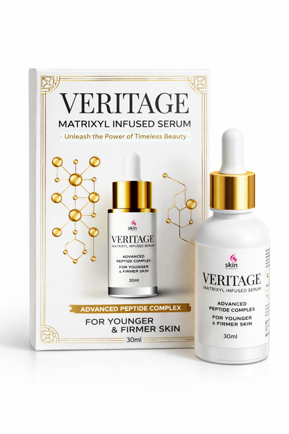 Veritage Matrixyl® 3000 Peptides Serum | Vitamin C Face Serum | Anti-Aging, Firming & Skin Brightening