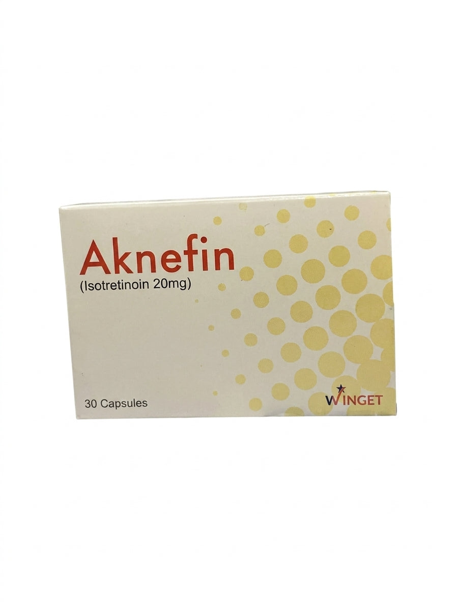 Cap Aknefin 20mg (Isotretinoin Soft Gel Capsules) – Prescription Acne Treatment for Severe Acne