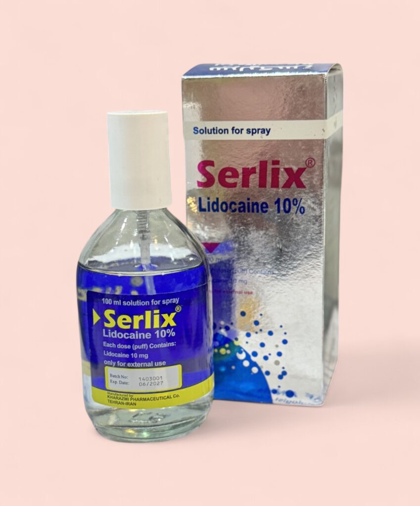 Serlix Lidocaine 10% Numbing Spray for Painless Waxing & Hair Removal – Safe for Females in Pakistan